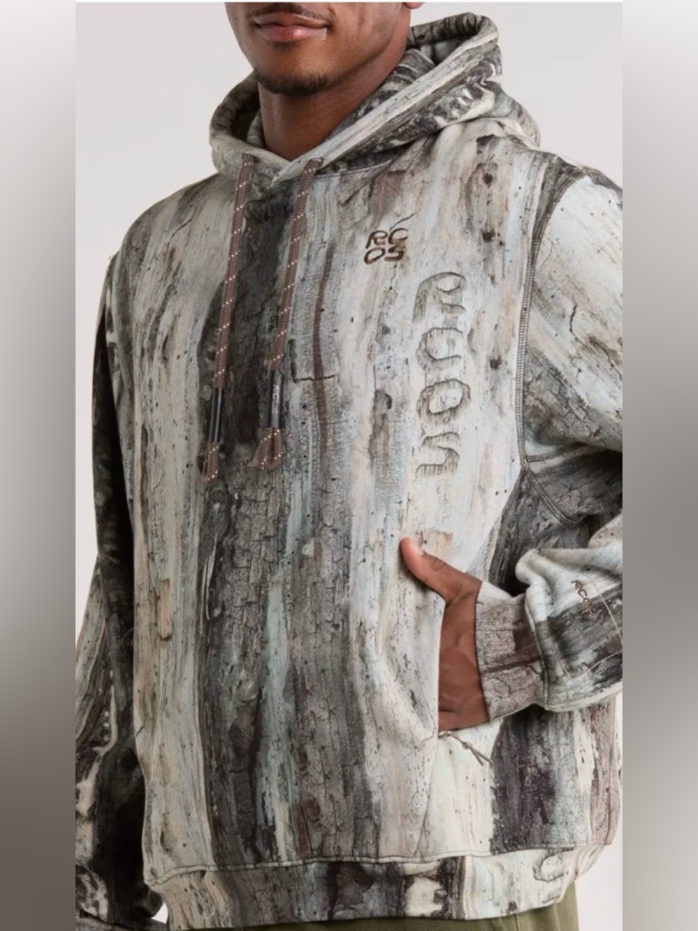 RC Outdoor Supply Stack Logo Camouflage Pullover Hoodie- NWT - Picture 4 of 13